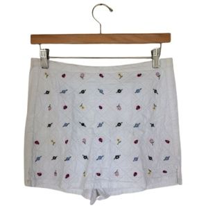 SKORT White Embroidered Eyelet KIDS 10